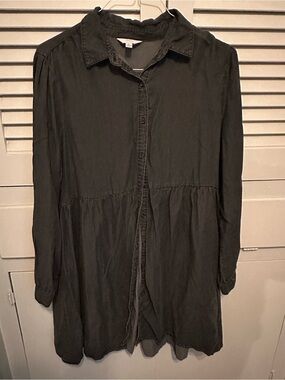 Time and Tru Casual Button-Front Shirt